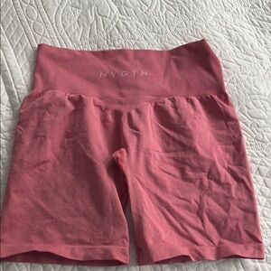 NVGTN Pink High-Waisted Shorts size small